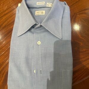 Aster blue button down shirt